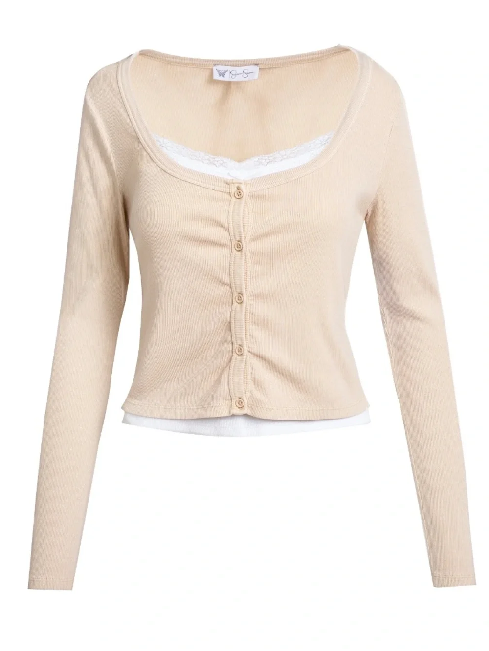 Jessica Simpson Women's Manuela Layered Look Top - Picture 1 of 4